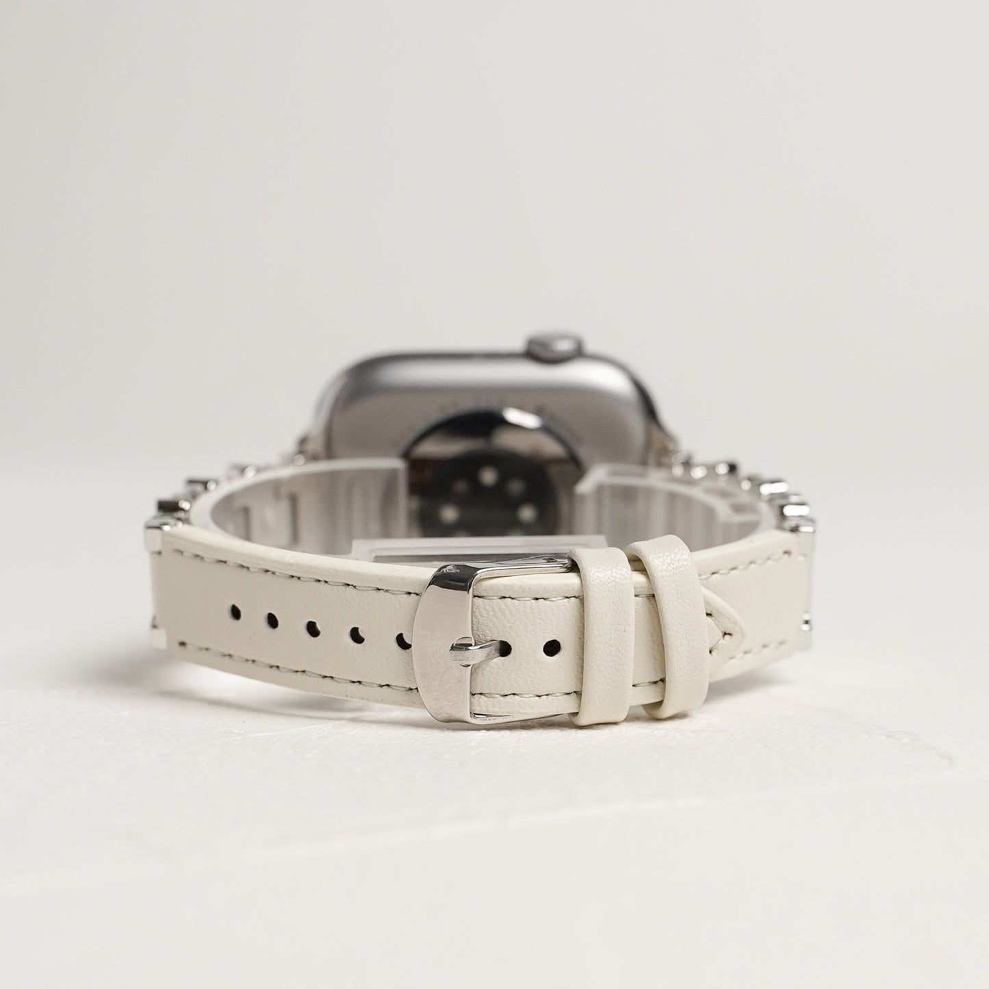 【NEW】ラインストーン スリムレザー アップルウォッチバンド Apple Watch ベルト