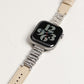 【NEW】ラインストーン スリムレザー アップルウォッチバンド Apple Watch ベルト