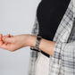 【NEW】ラインストーン スリムレザー アップルウォッチバンド Apple Watch ベルト