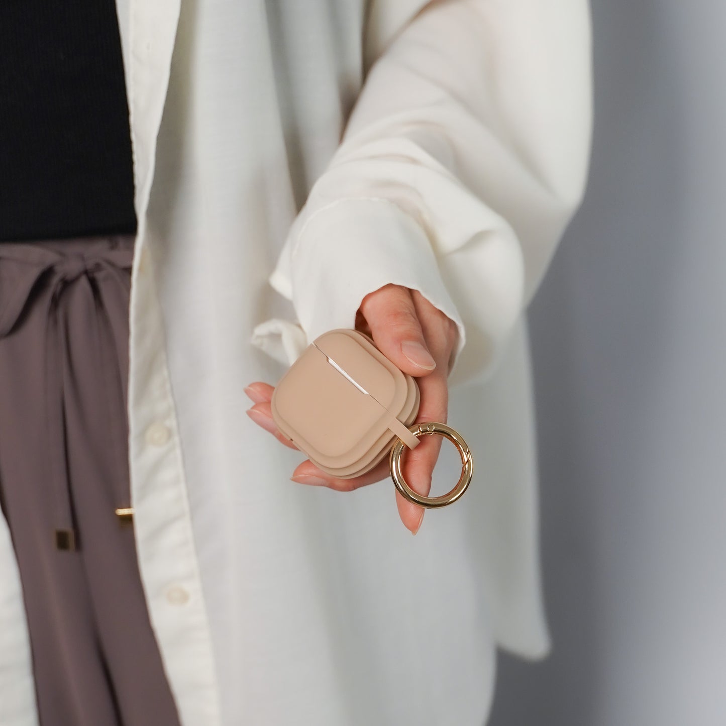 【NEW】シリコン ラテカラー エアポッズケース AirPods カバー AirPods4 Pro2 case
