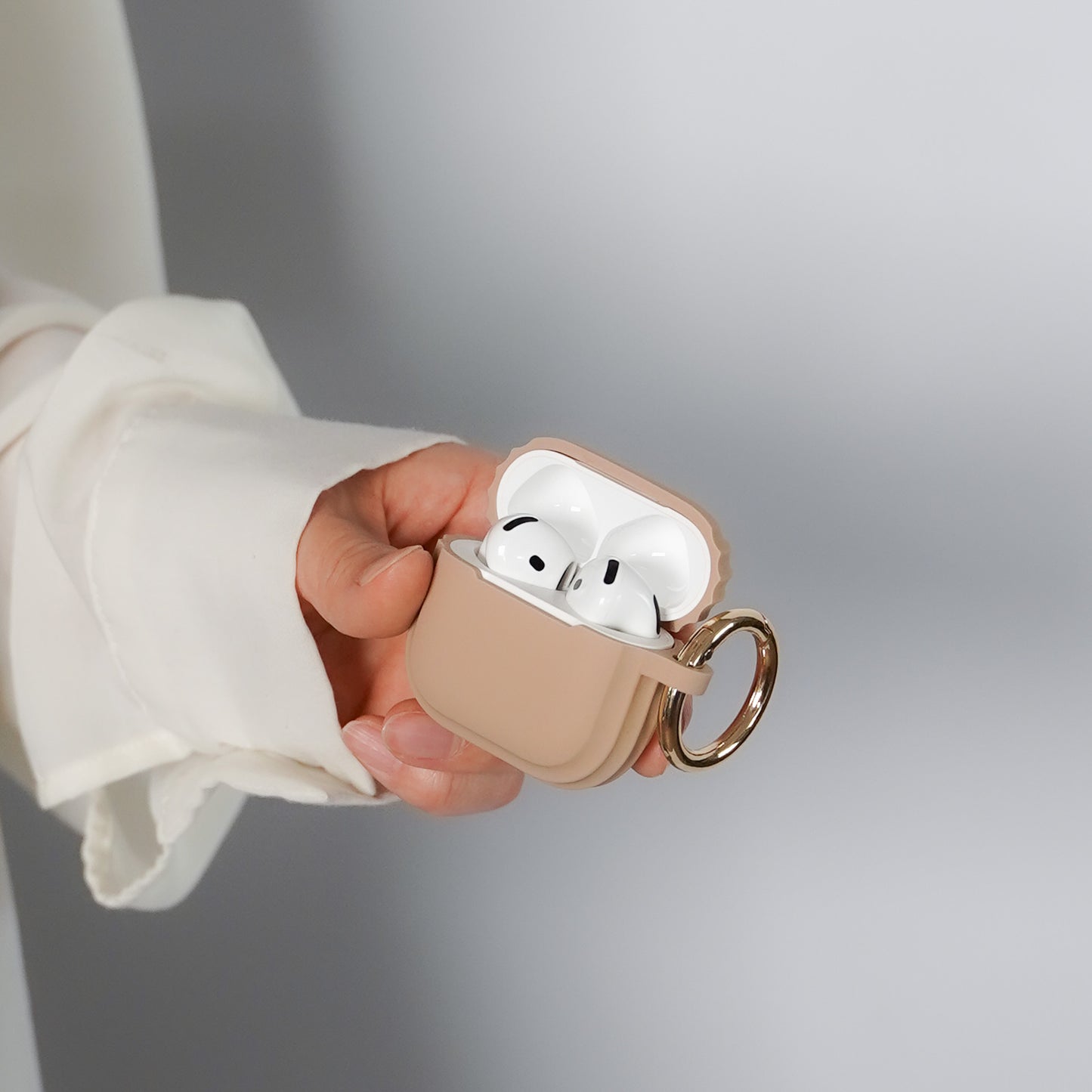 【NEW】シリコン ラテカラー エアポッズケース AirPods カバー AirPods4 Pro2 case
