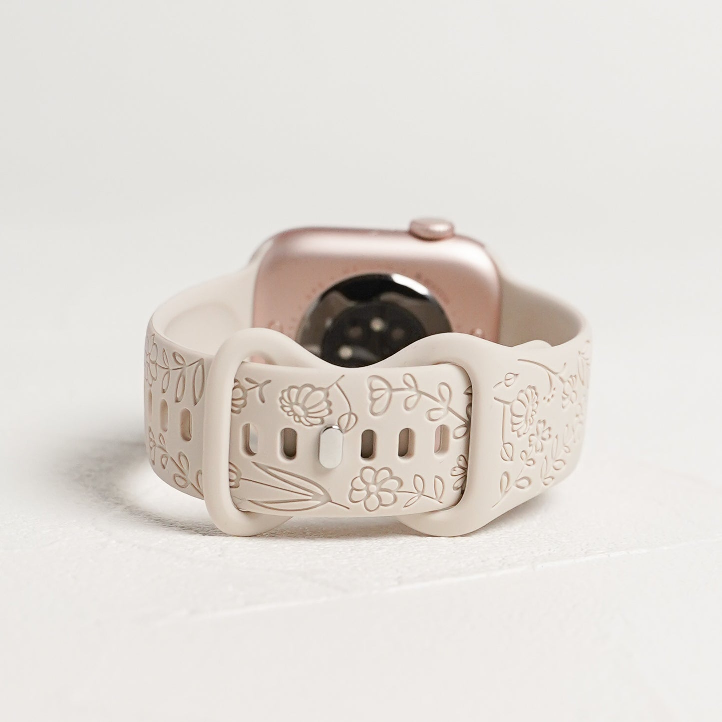 【NEW】シリコン フラワーローズ アップルウォッチバンド Apple Watch ベルト