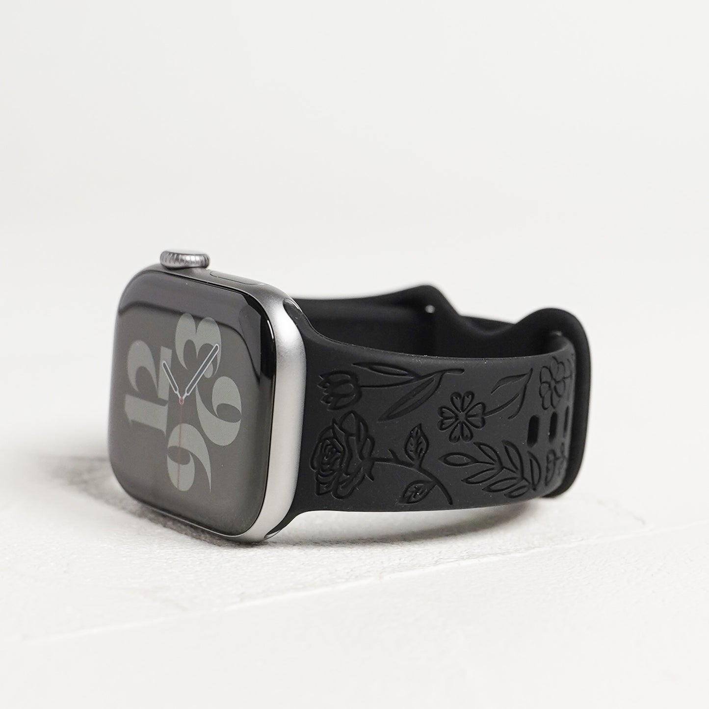 【NEW】シリコン フラワーローズ アップルウォッチバンド Apple Watch ベルト