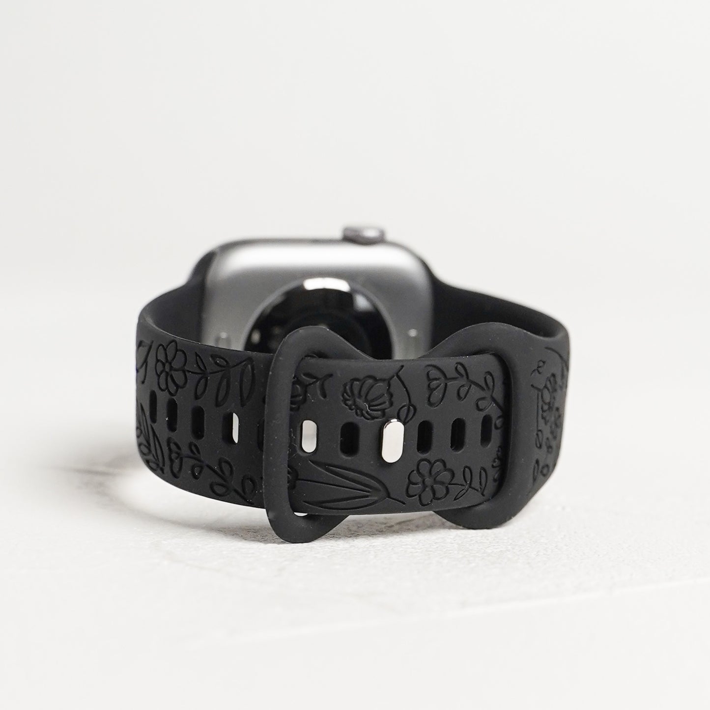 【NEW】シリコン フラワーローズ アップルウォッチバンド Apple Watch ベルト