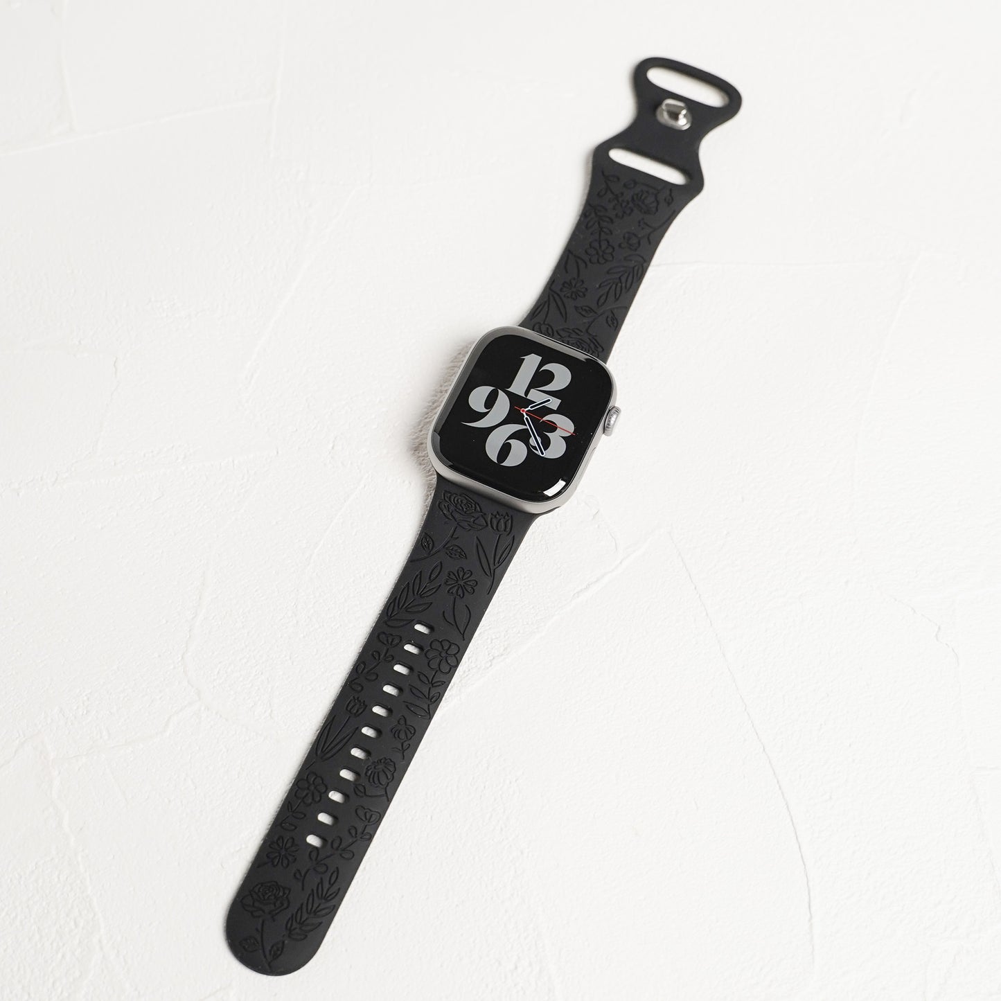 【NEW】シリコン フラワーローズ アップルウォッチバンド Apple Watch ベルト
