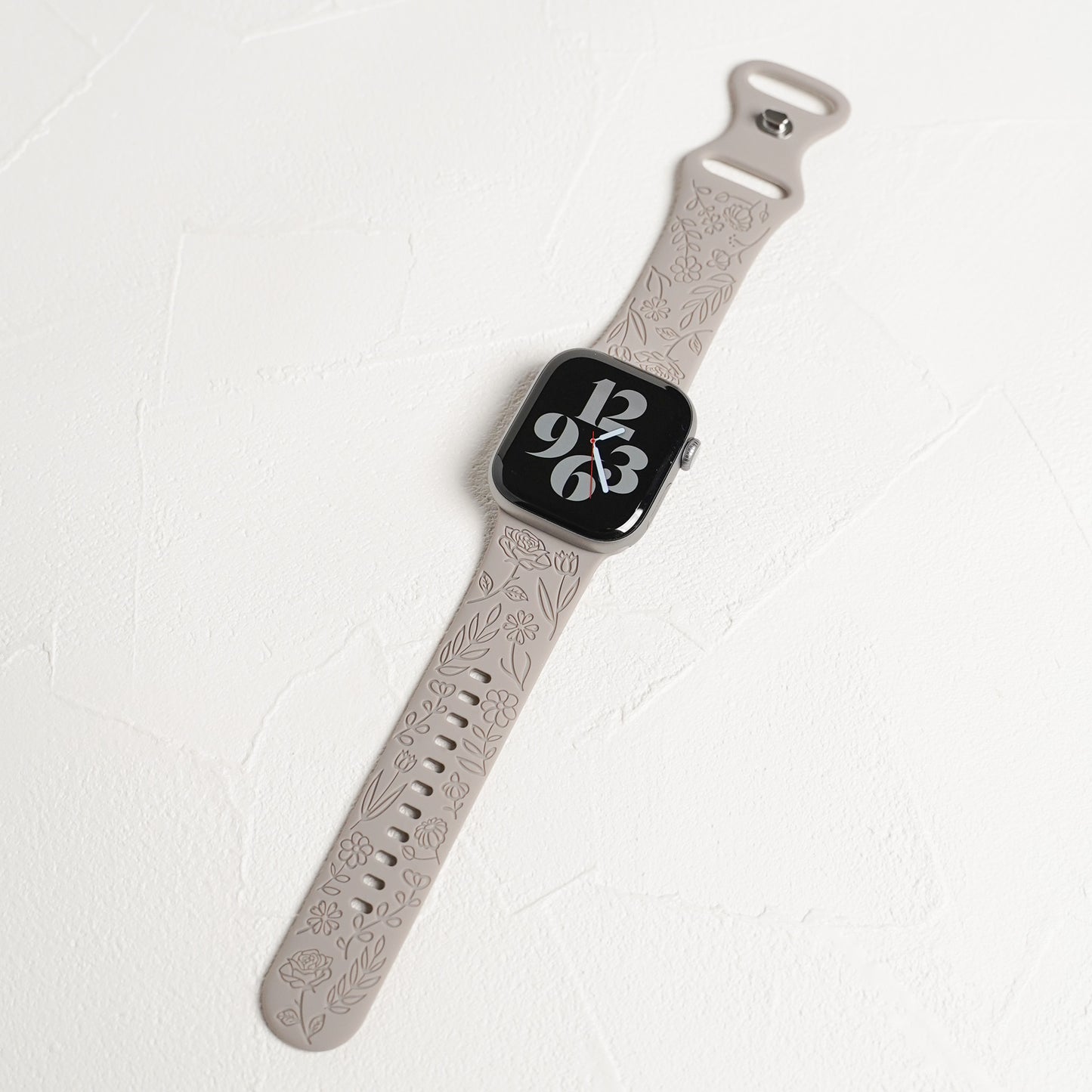 【NEW】シリコン フラワーローズ アップルウォッチバンド Apple Watch ベルト