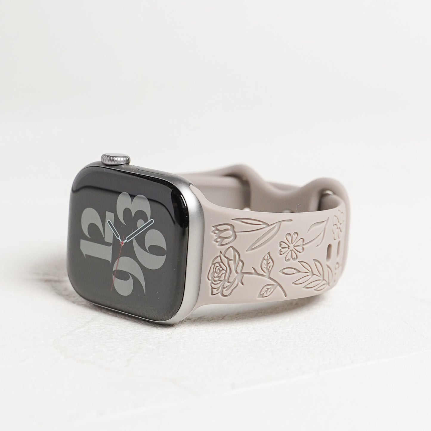 【NEW】シリコン フラワーローズ アップルウォッチバンド Apple Watch ベルト