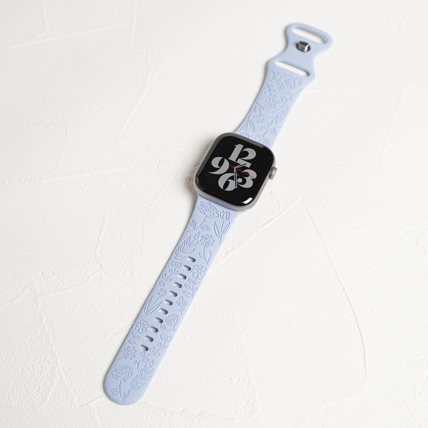 【NEW】シリコン フラワーローズ アップルウォッチバンド Apple Watch ベルト