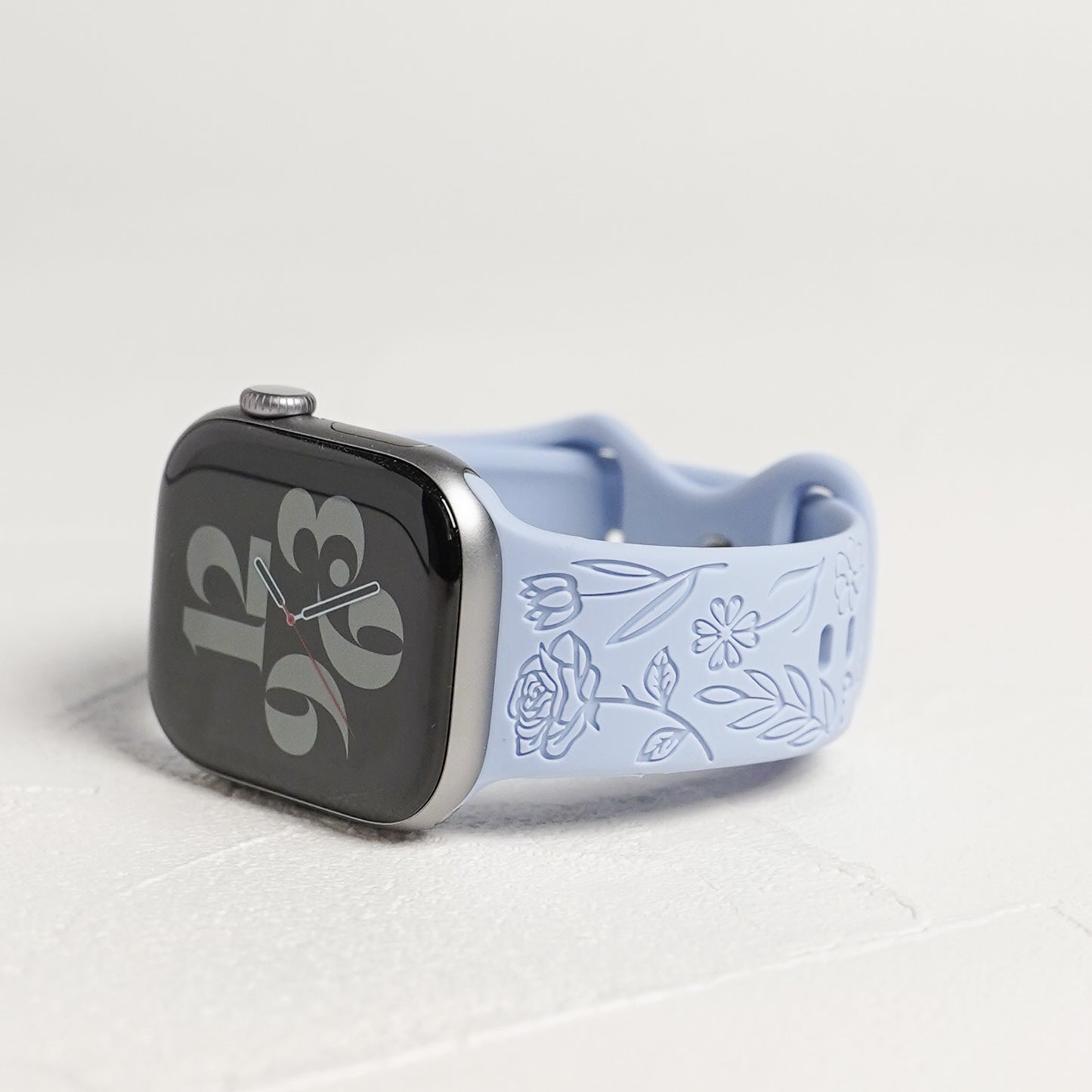 【NEW】シリコン フラワーローズ アップルウォッチバンド Apple Watch ベルト