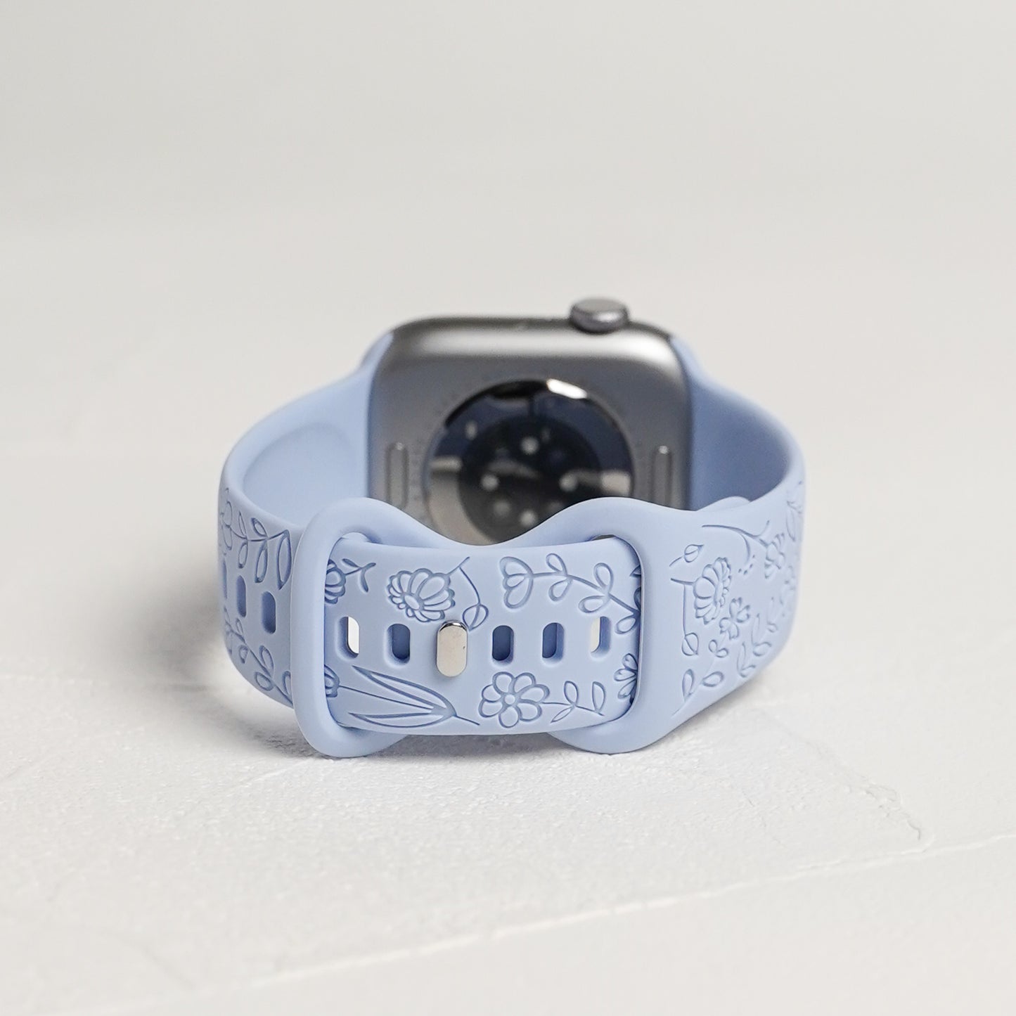 【NEW】シリコン フラワーローズ アップルウォッチバンド Apple Watch ベルト