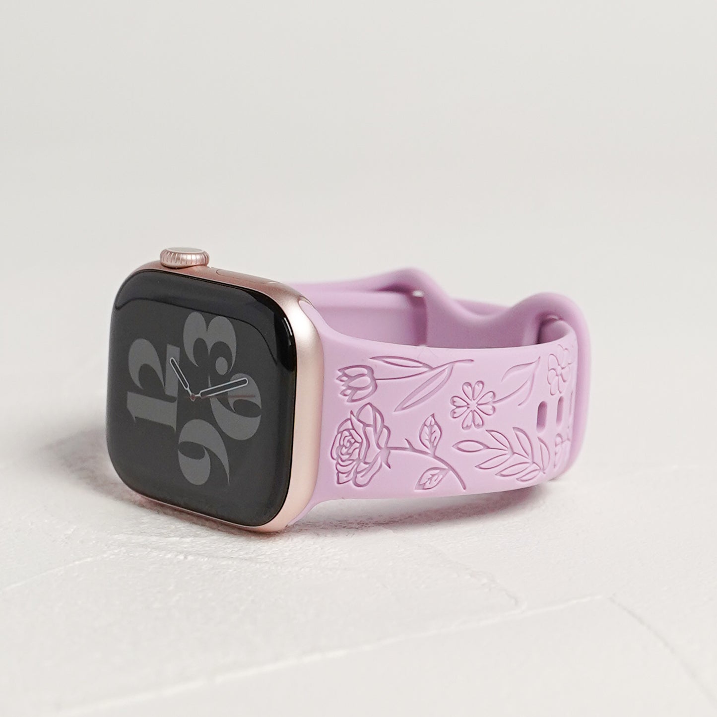 【NEW】シリコン フラワーローズ アップルウォッチバンド Apple Watch ベルト