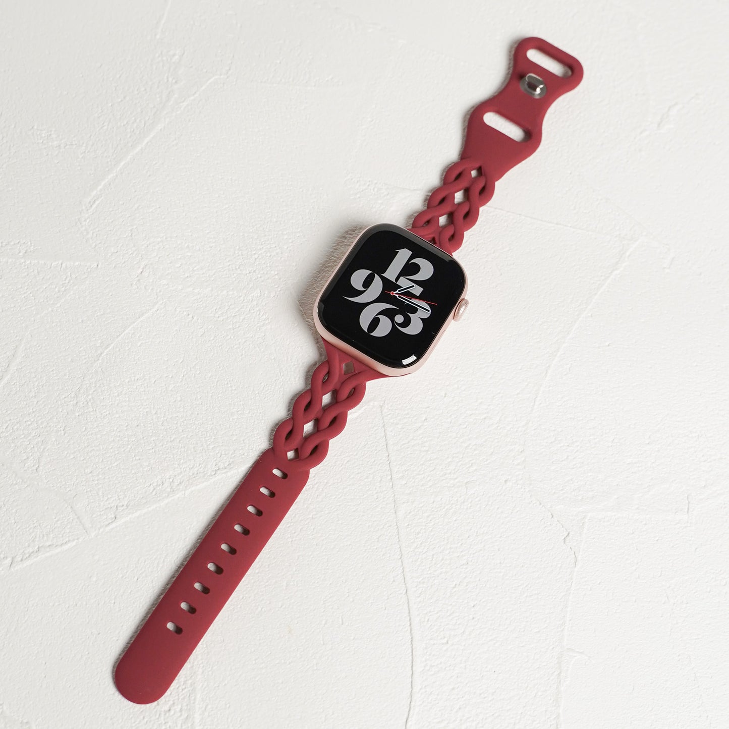 【NEW】シリコン 透かし編み アップルウォッチバンド Apple Watch ベルト