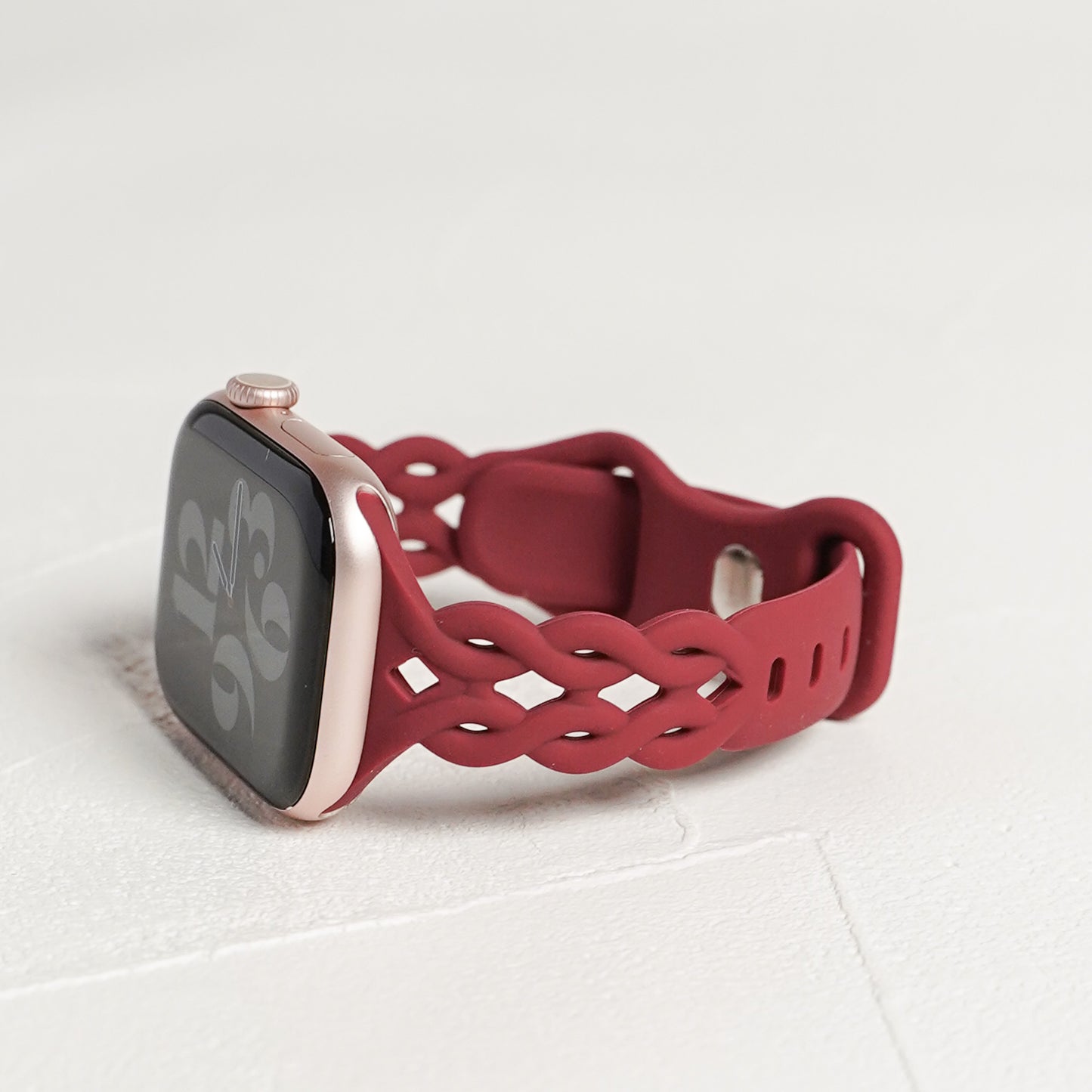 【NEW】シリコン 透かし編み アップルウォッチバンド Apple Watch ベルト