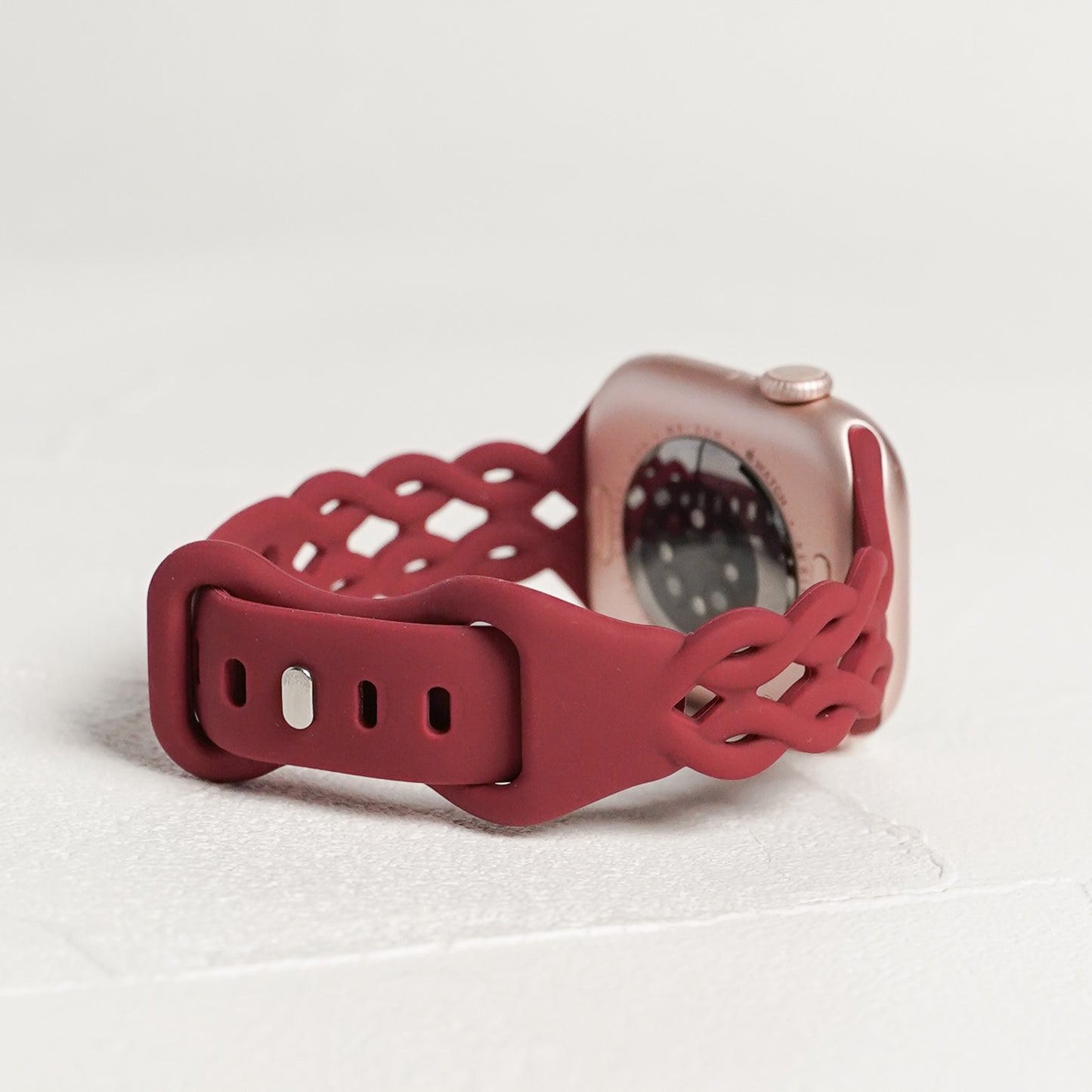 【NEW】シリコン 透かし編み アップルウォッチバンド Apple Watch ベルト
