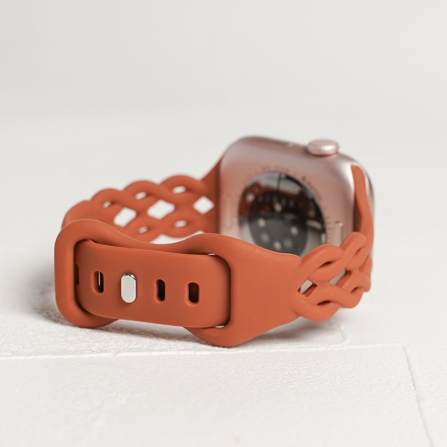 【NEW】シリコン 透かし編み アップルウォッチバンド Apple Watch ベルト