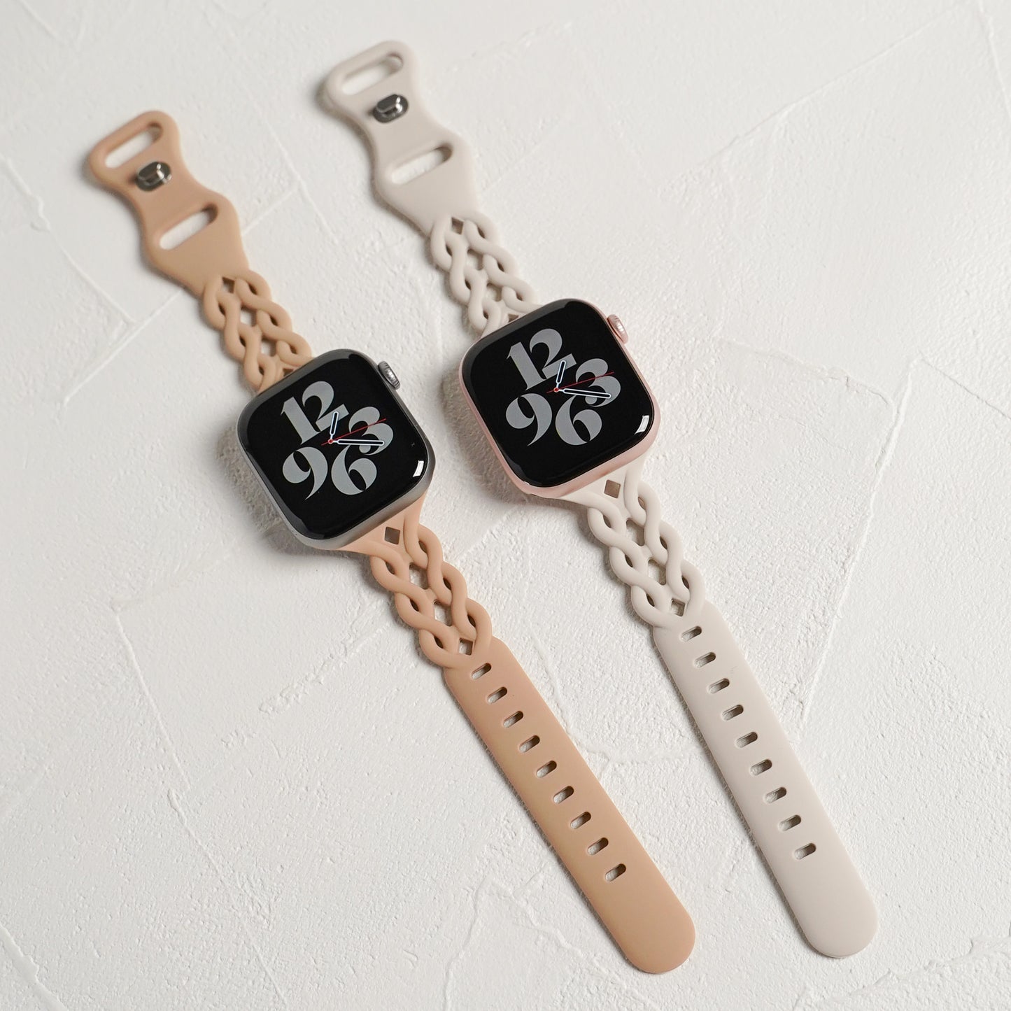 【NEW】シリコン 透かし編み アップルウォッチバンド Apple Watch ベルト