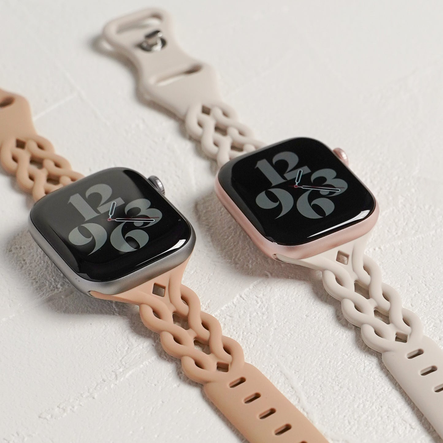 【NEW】シリコン 透かし編み アップルウォッチバンド Apple Watch ベルト