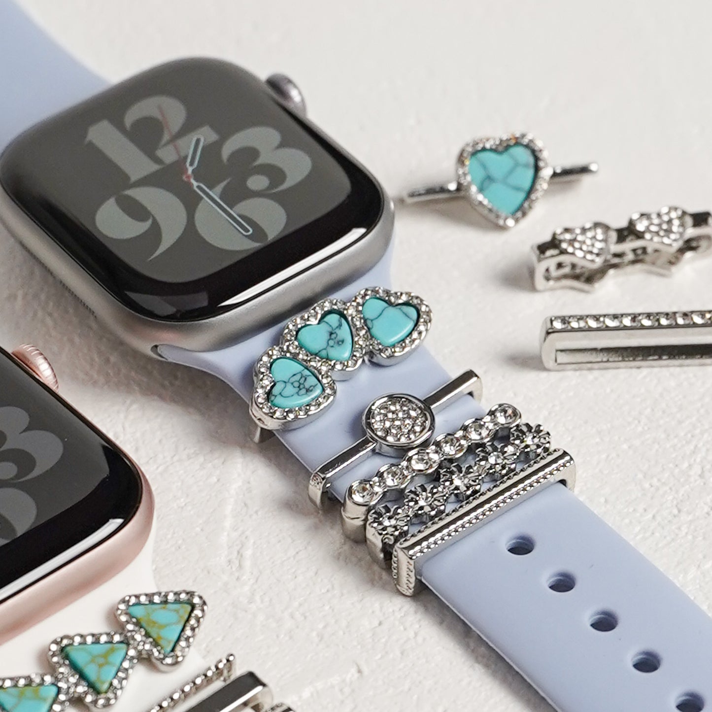 【NEW】ターコイズチャーム シルバー アクセサリー アップルウォッチ Apple Watch