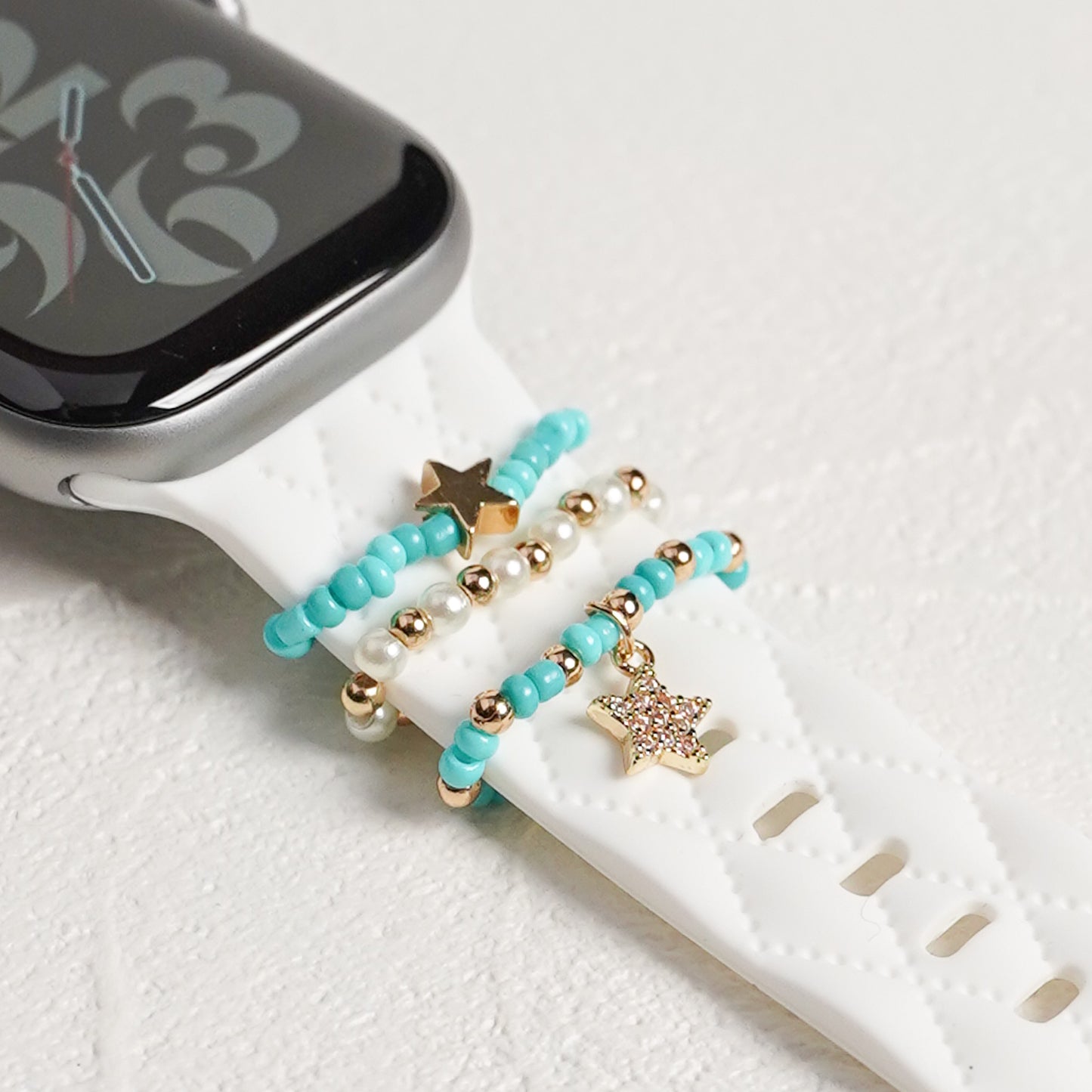 【NEW】ビーズチャーム アクセサリー アップルウォッチ Apple Watch