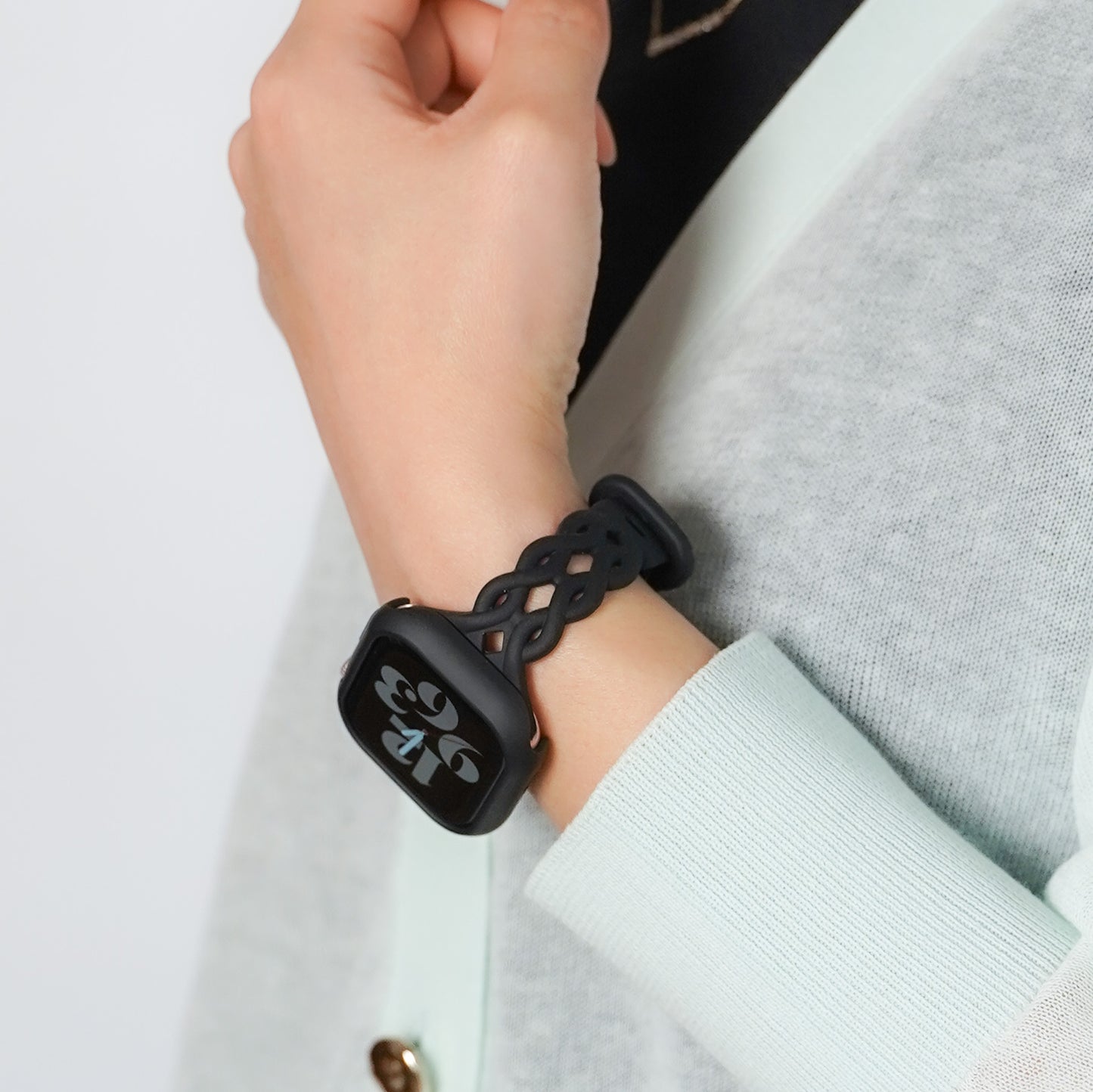 【NEW】シリコン 透かし編み アップルウォッチバンド Apple Watch ベルト