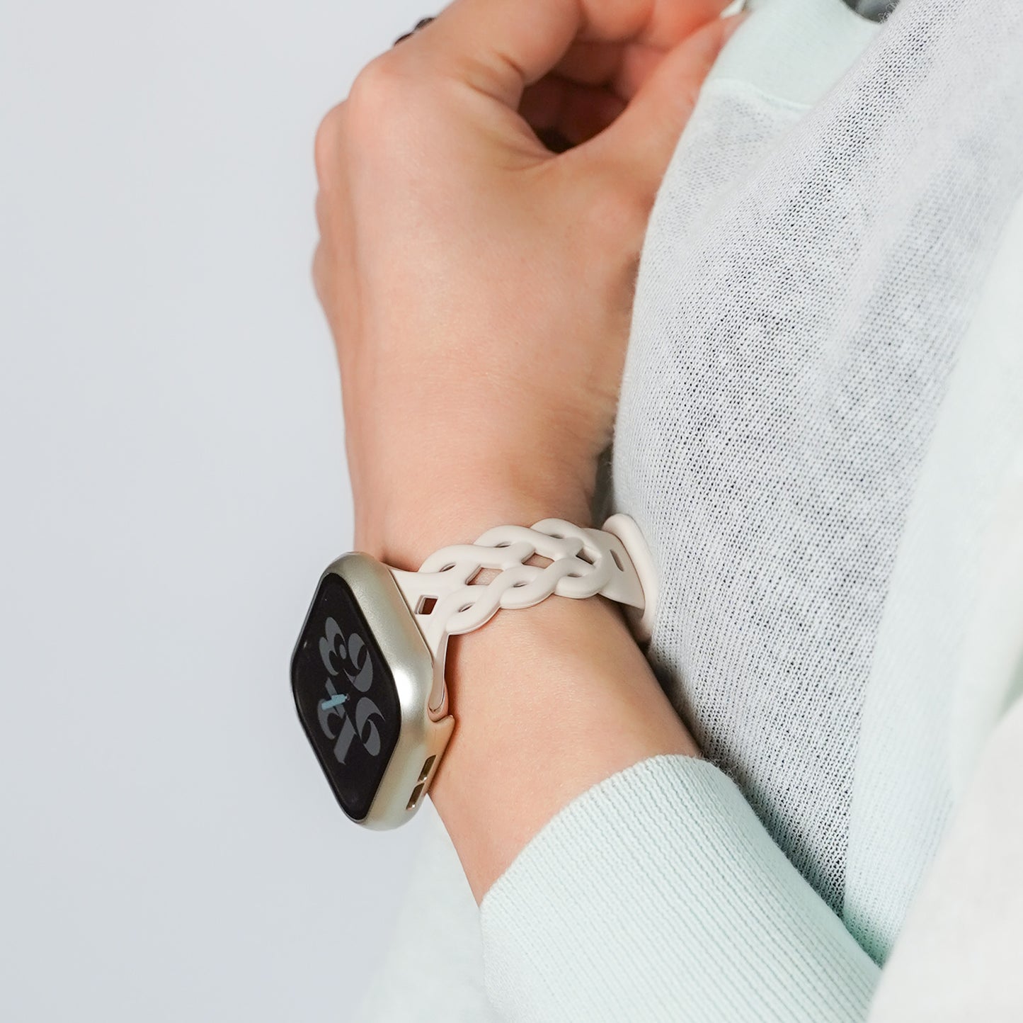 【NEW】シリコン 透かし編み アップルウォッチバンド Apple Watch ベルト