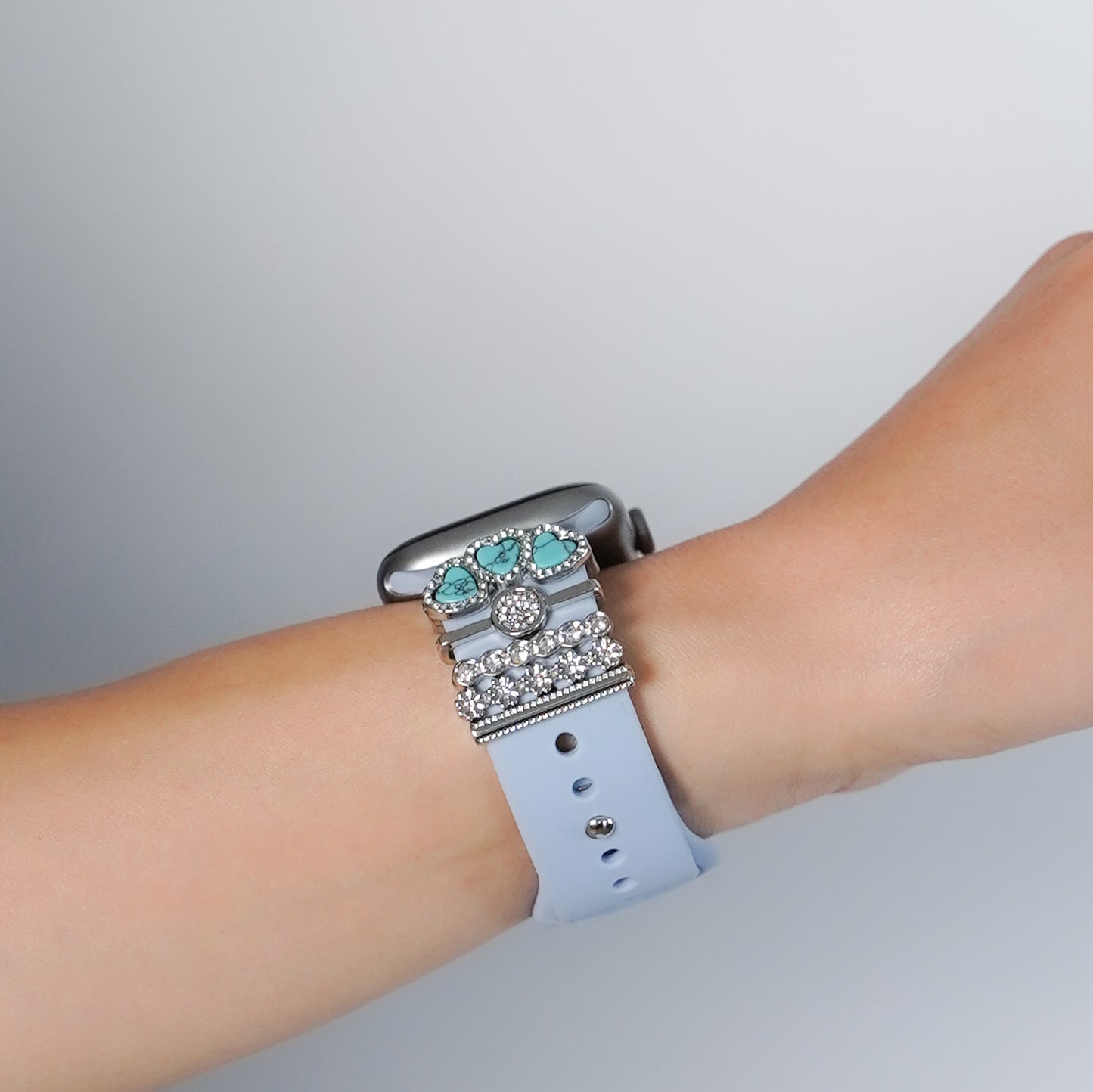 【NEW】ターコイズチャーム シルバー アクセサリー アップルウォッチ Apple Watch