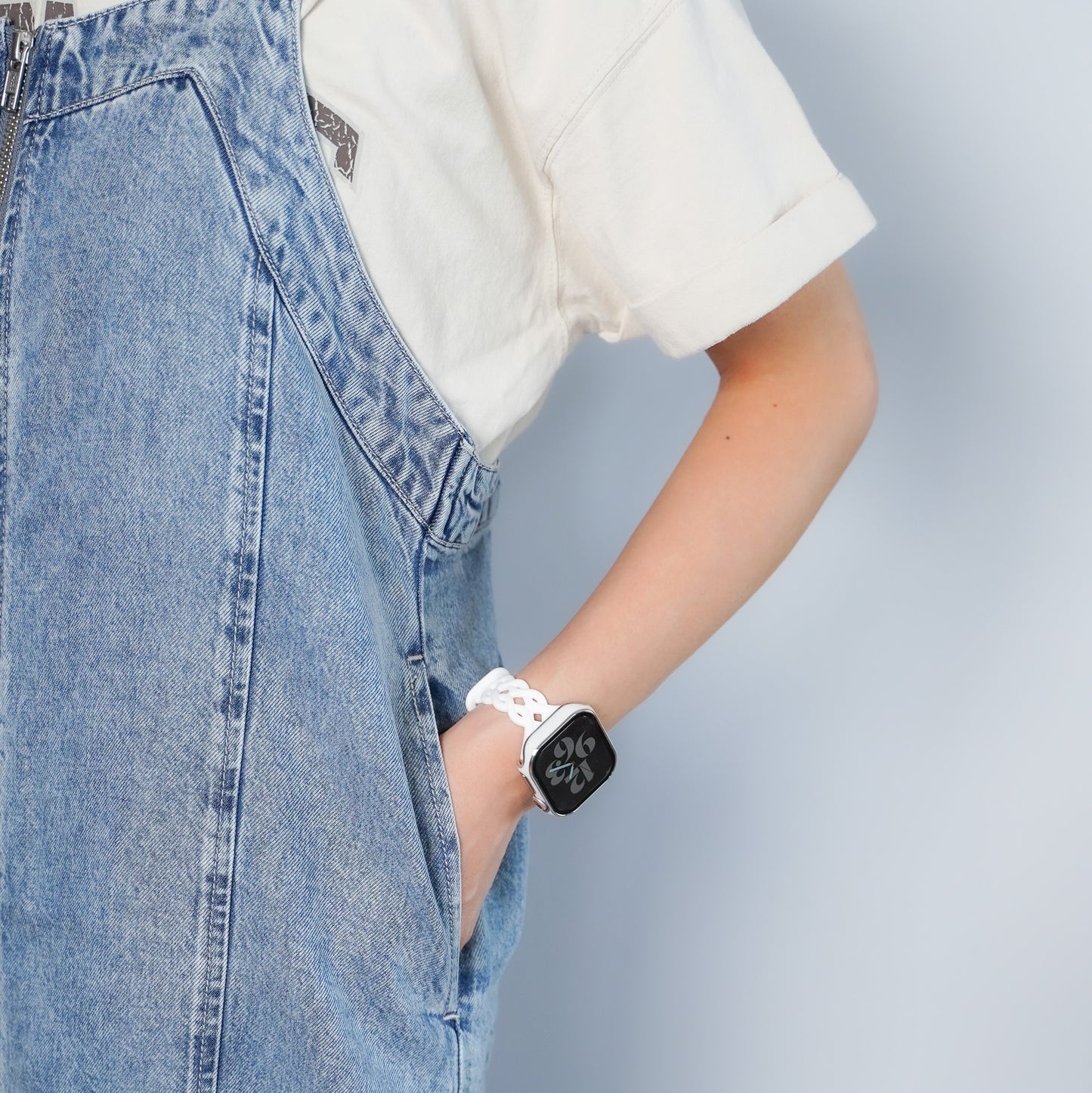 【NEW】シリコン 透かし編み アップルウォッチバンド Apple Watch ベルト