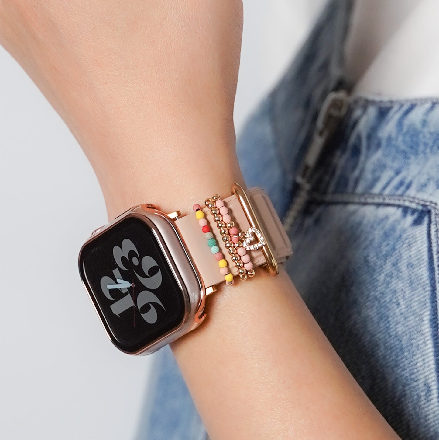 【NEW】ビーズチャーム アクセサリー アップルウォッチ Apple Watch