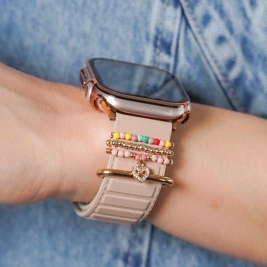 【NEW】ビーズチャーム アクセサリー アップルウォッチ Apple Watch