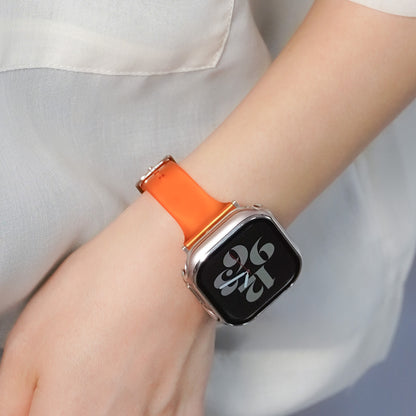 クリア スリム TPU カラフル アップルウォッチバンド Apple Watch ベルト