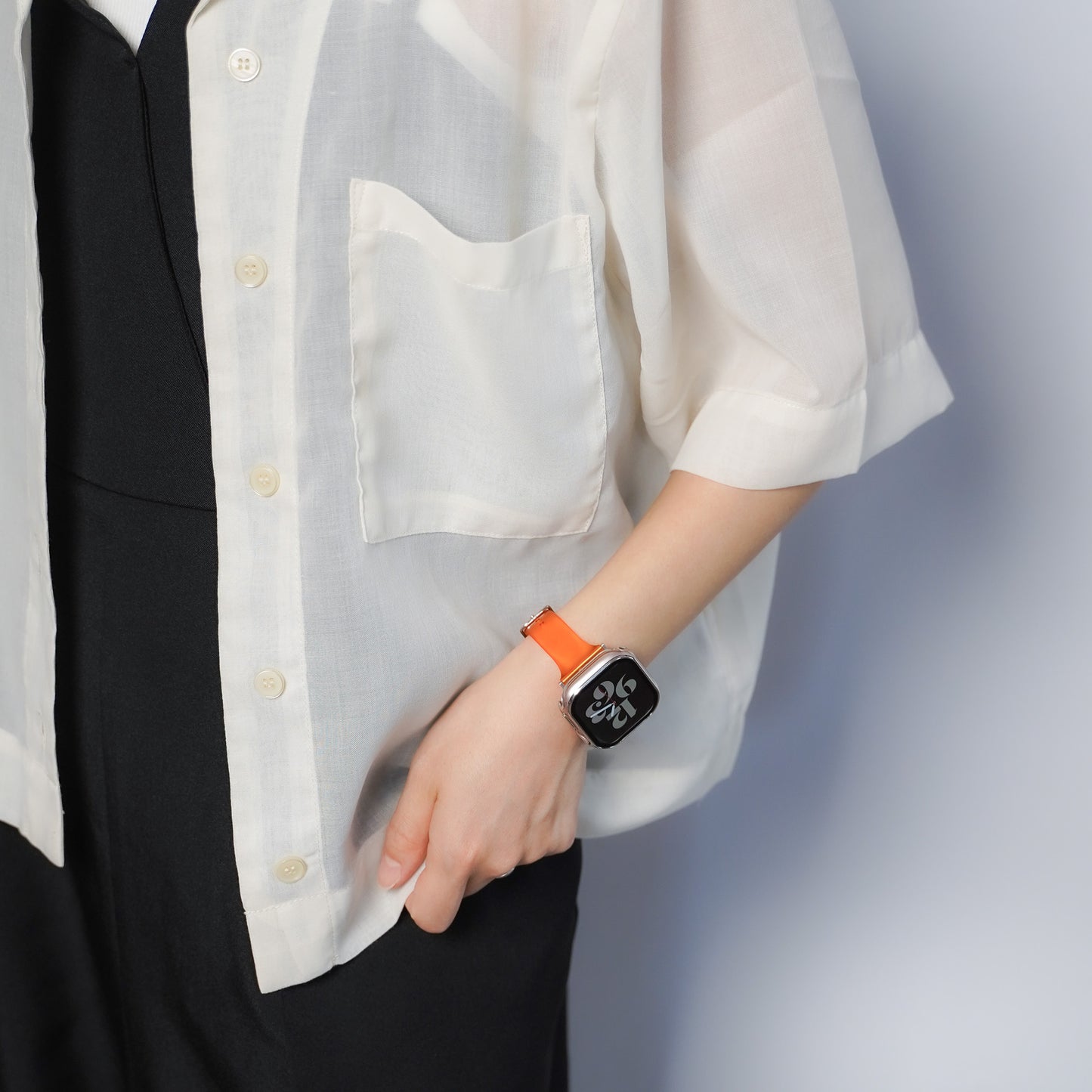 【NEW】クリア スリム TPU カラフル アップルウォッチバンド Apple Watch ベルト