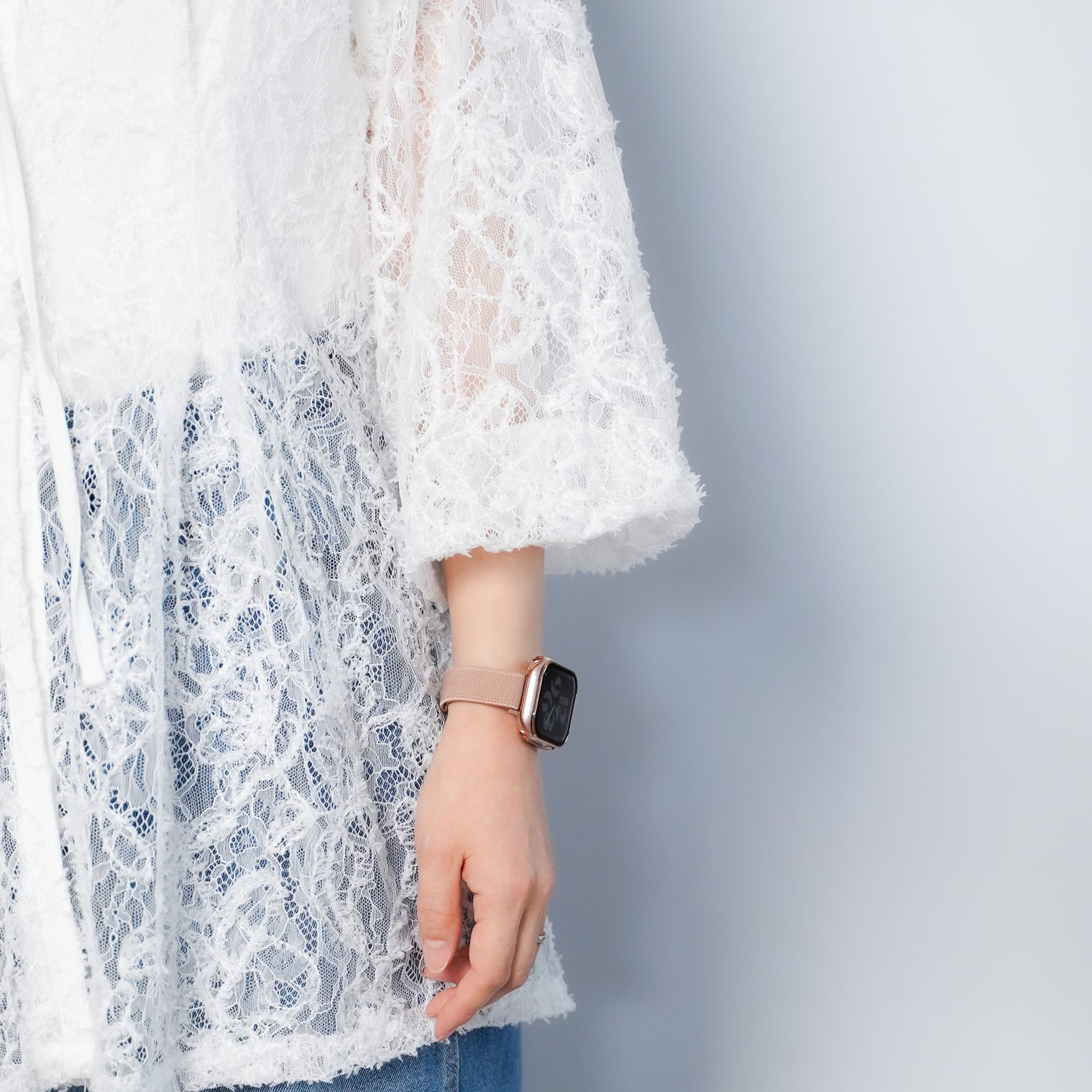 【NEW】マグネット ナイロン スリム アップルウォッチバンド Apple Watch ベルト