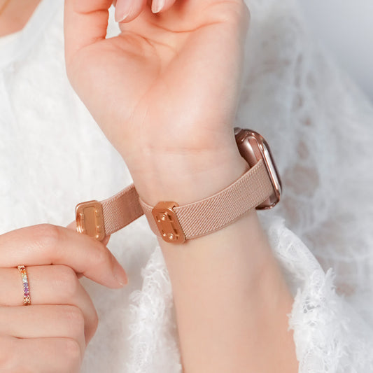 【NEW】マグネット ナイロン スリム アップルウォッチバンド Apple Watch ベルト