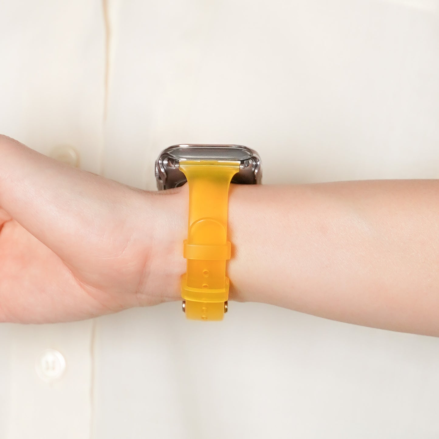 【NEW】クリア スリム TPU カラフル アップルウォッチバンド Apple Watch ベルト
