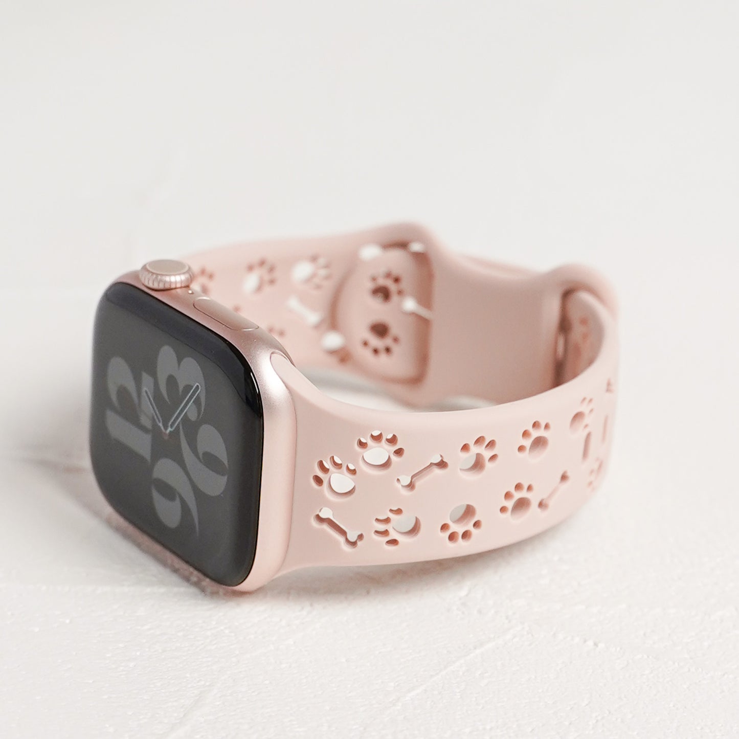 【NEW】シリコン 肉球 穴あき 犬 猫 アップルウォッチバンド Apple Watch ベルト