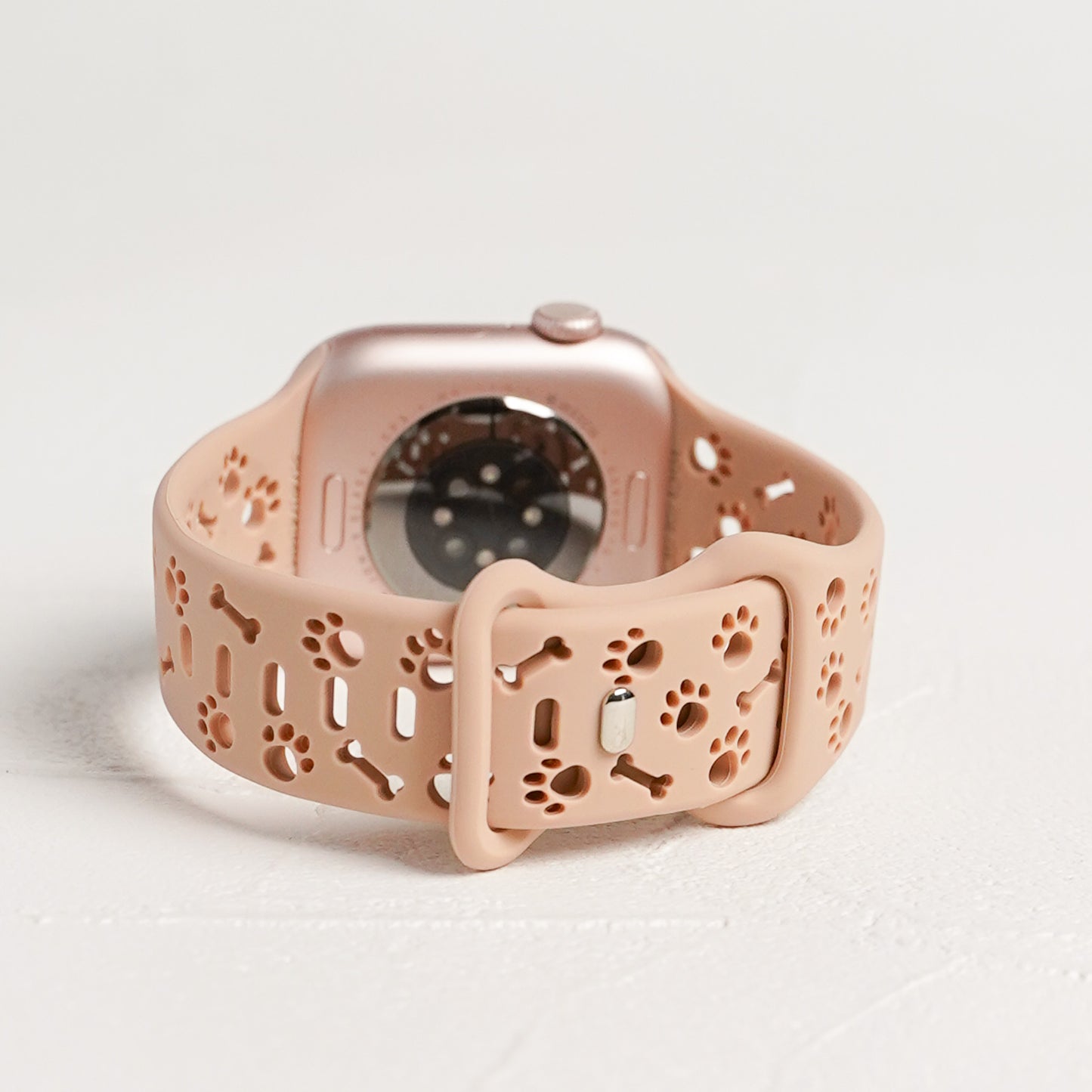 【NEW】シリコン 肉球 穴あき 犬 猫 アップルウォッチバンド Apple Watch ベルト