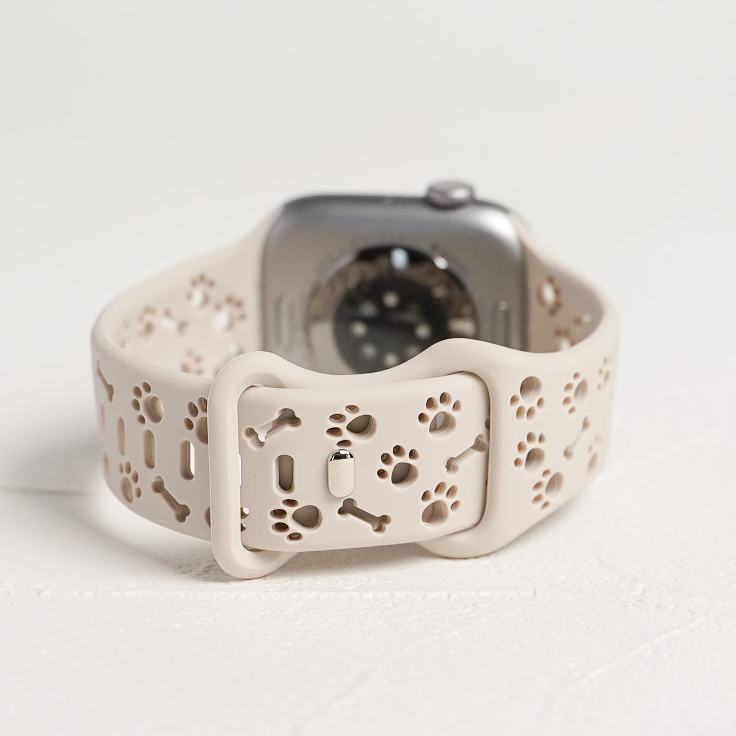 【NEW】シリコン 肉球 穴あき 犬 猫 アップルウォッチバンド Apple Watch ベルト