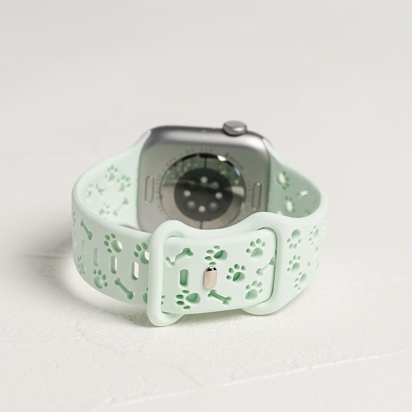 【NEW】シリコン 肉球 穴あき 犬 猫 アップルウォッチバンド Apple Watch ベルト