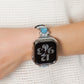 【NEW】スリムレザー 肉球チャーム 犬 猫 アップルウォッチバンド Apple Watch ベルト