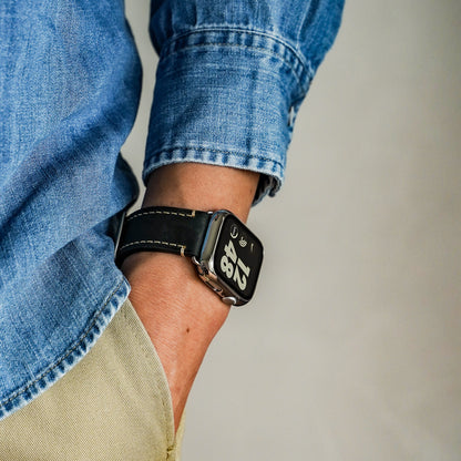 レザー 本革 メンズ アップルウォッチバンド イタリアンレザー Apple Watch ベルト