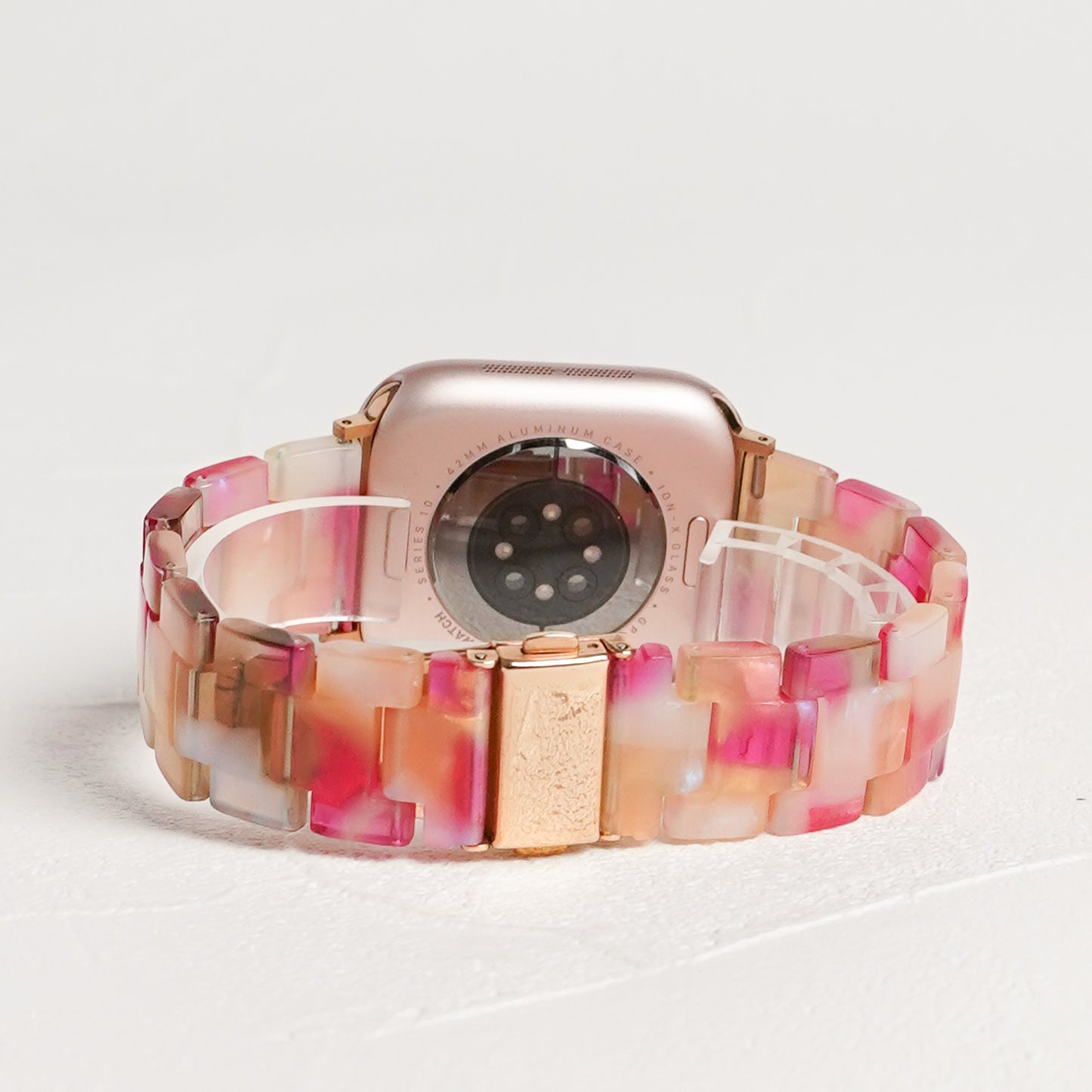 【NEW】カラフル 樹脂 アップルウォッチバンド Apple Watch ベルト