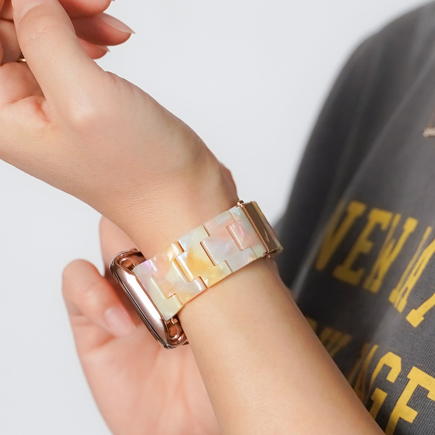 【NEW】カラフル 樹脂 アップルウォッチバンド Apple Watch ベルト