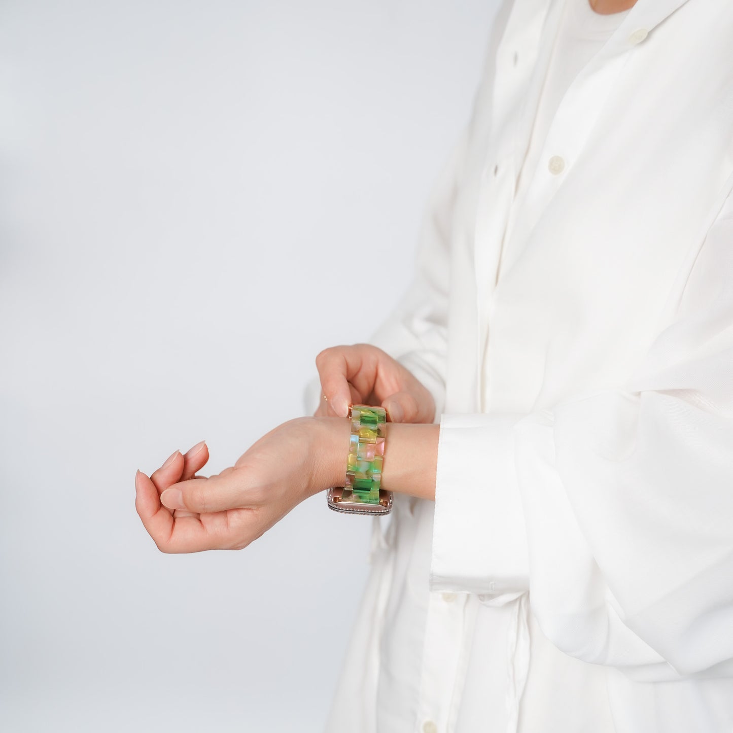【NEW】カラフル 樹脂 アップルウォッチバンド Apple Watch ベルト