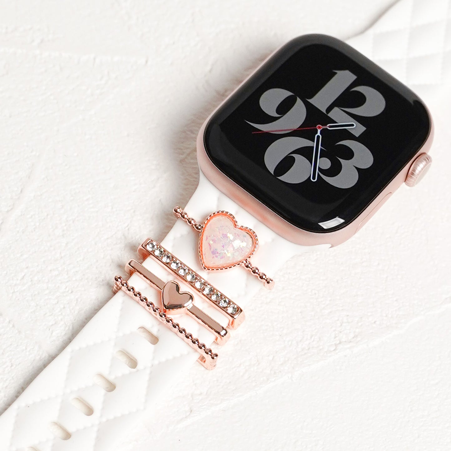 【NEW】ハート チャーム アクセサリー アップルウォッチ Apple Watch