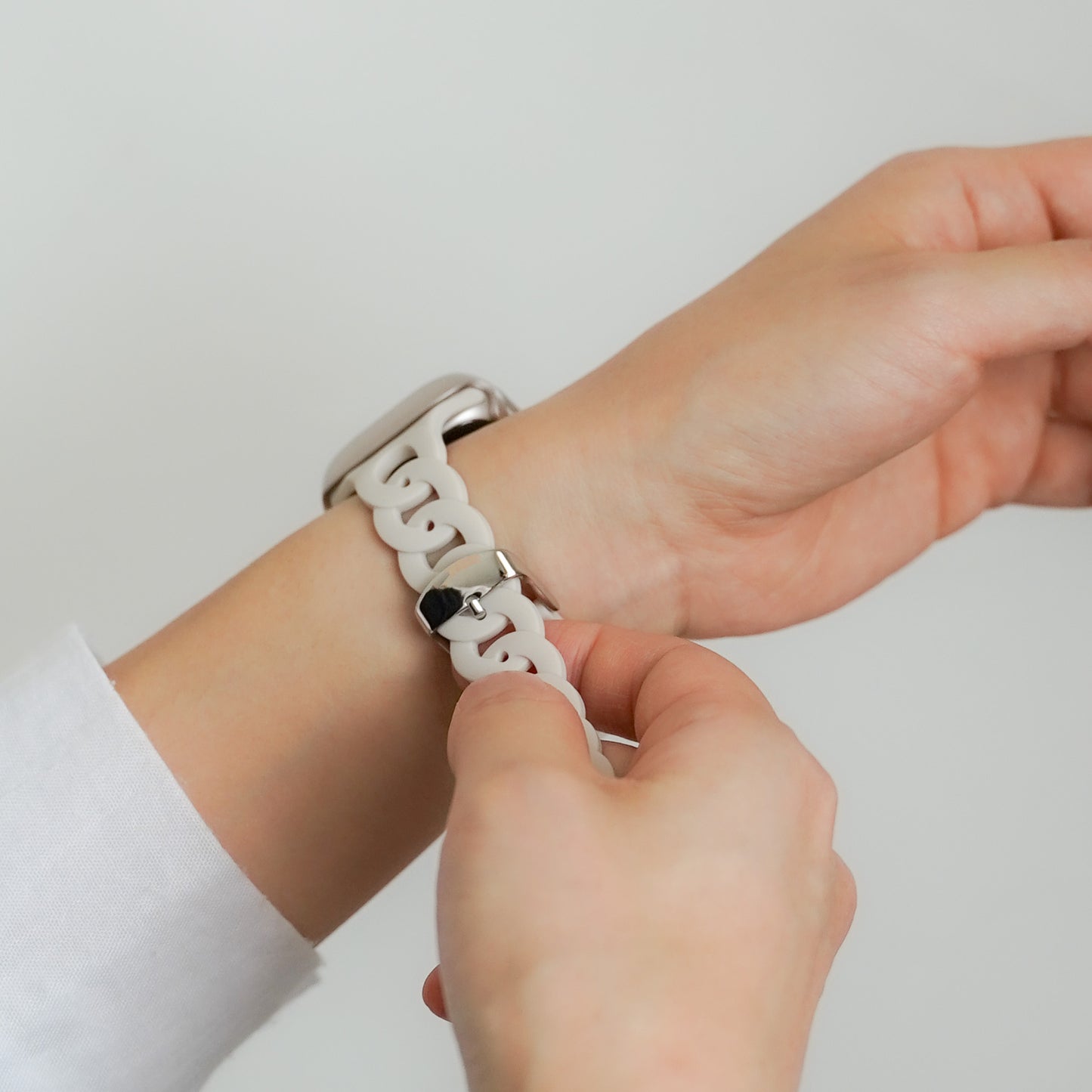 Round silicone chain design Apple watch band Apple Watch