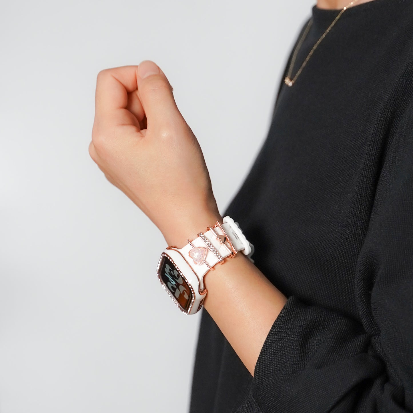 【NEW】ハート チャーム アクセサリー アップルウォッチ Apple Watch