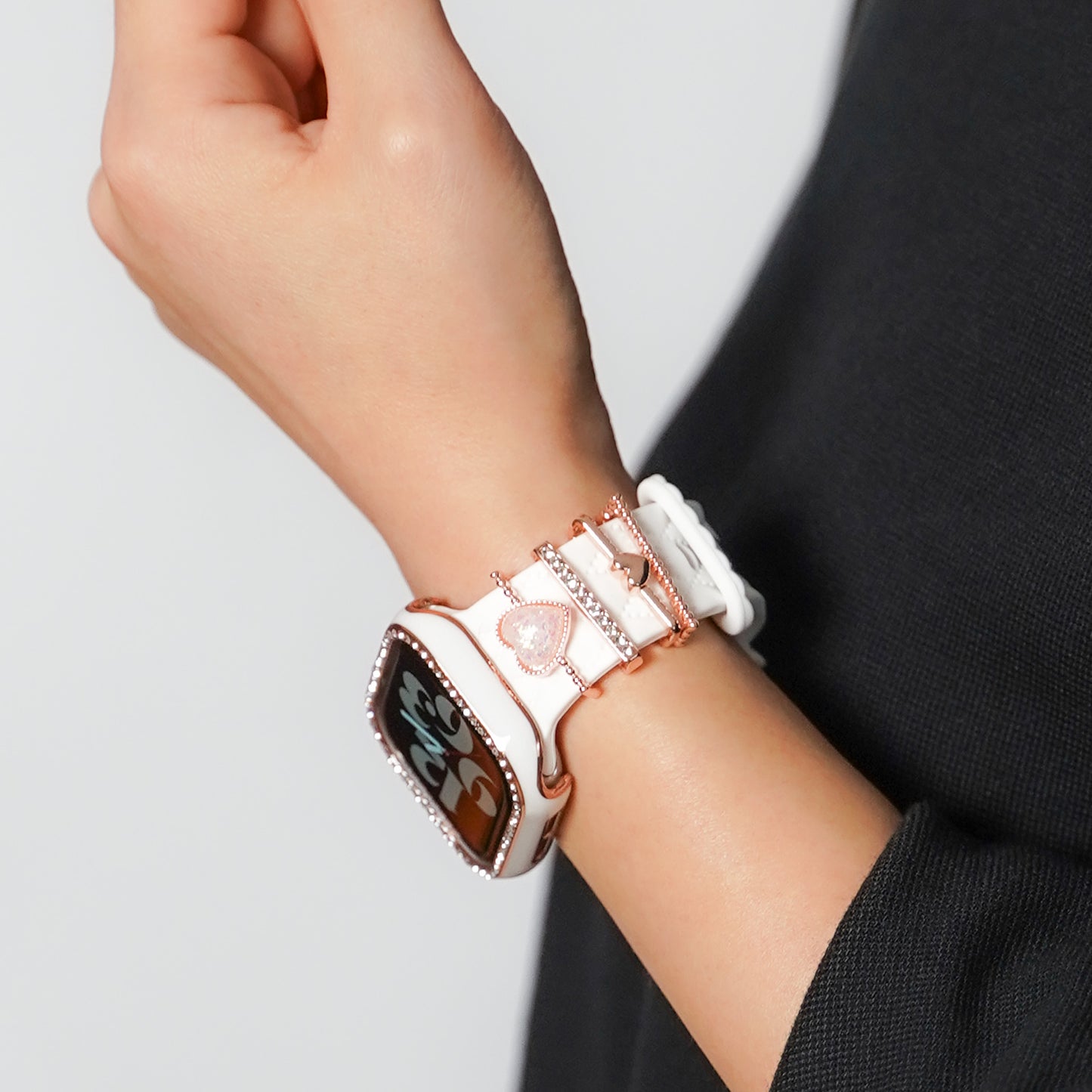 【NEW】ハート チャーム アクセサリー アップルウォッチ Apple Watch