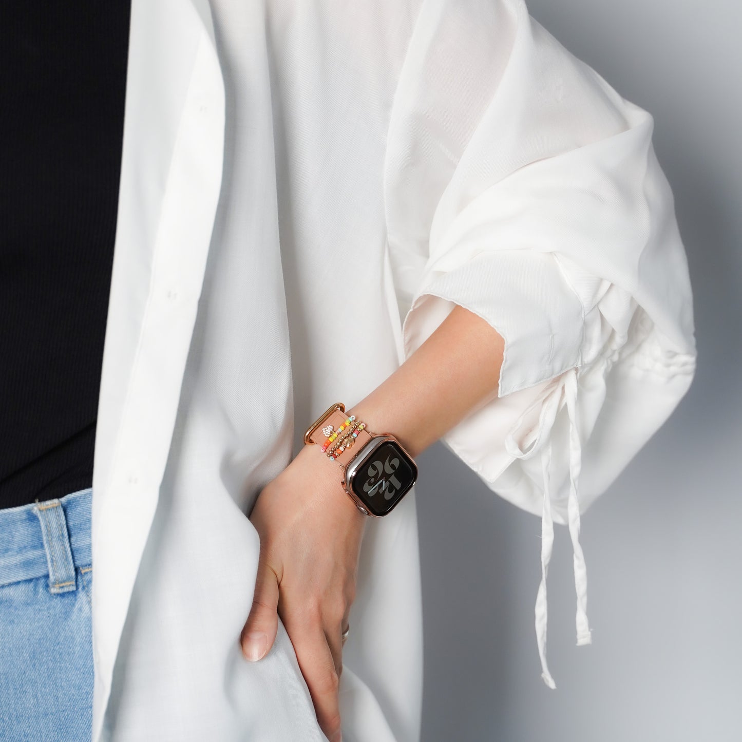 【NEW】ビーズチャーム アクセサリー アップルウォッチ Apple Watch