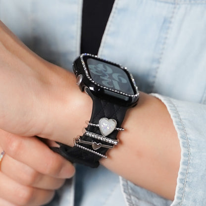 【NEW】ハート チャーム アクセサリー アップルウォッチ Apple Watch