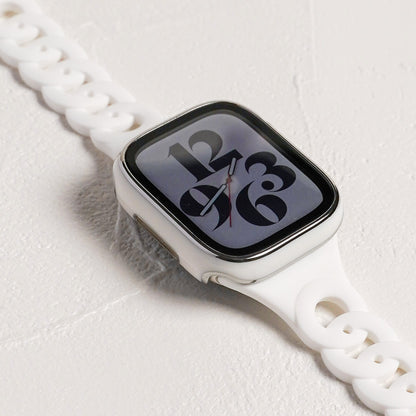 シルバーライン 全面 保護カバー ガラス付き ハードタイプ アップルウォッチ ケース Apple Watch
